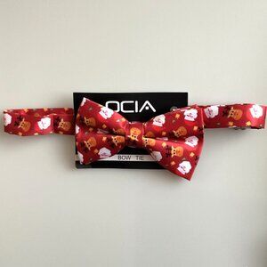 SANTA AND REINDEER HOLIDAY BOWTIE UNISEX COSPLAY